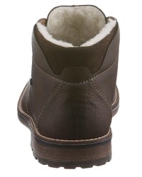 dunkelbraune Chukka-Stiefel aus Leder von Rieker