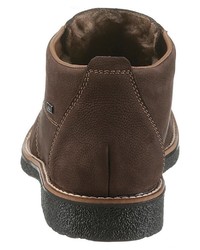 dunkelbraune Chukka-Stiefel aus Leder von Rieker