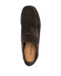 dunkelbraune Chukka-Stiefel aus Wildleder von Premiata