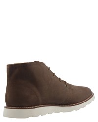 dunkelbraune Chukka-Stiefel aus Wildleder von BORAS