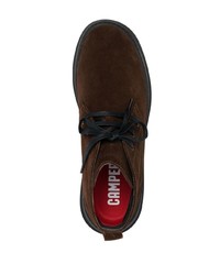 dunkelbraune Chukka-Stiefel aus Wildleder von Camper