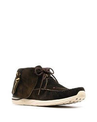 dunkelbraune Chukka-Stiefel aus Wildleder von VISVIM