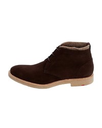 dunkelbraune Chukka-Stiefel aus Wildleder von Lloyd