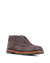 dunkelbraune Chukka-Stiefel aus Wildleder von PS Paul Smith