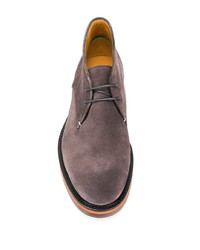 dunkelbraune Chukka-Stiefel aus Wildleder von PS Paul Smith