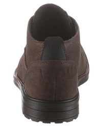 dunkelbraune Chukka-Stiefel aus Wildleder von Rieker