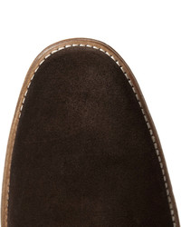 dunkelbraune Chukka-Stiefel aus Wildleder von Grenson