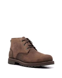 dunkelbraune Chukka-Stiefel aus Wildleder von Timberland