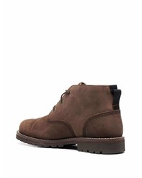 dunkelbraune Chukka-Stiefel aus Wildleder von Timberland