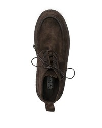 dunkelbraune Chukka-Stiefel aus Wildleder von Marsèll