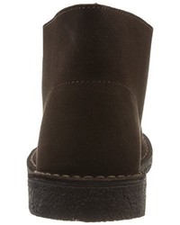 dunkelbraune Chukka-Stiefel von Clarks Originals