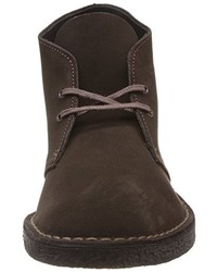 dunkelbraune Chukka-Stiefel von Clarks Originals