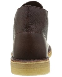 dunkelbraune Chukka-Stiefel von Clarks Originals