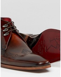 dunkelbraune Chukka-Stiefel von Jeffery West