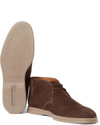 dunkelbraune Chukka-Stiefel von Loro Piana