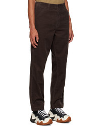 dunkelbraune Cord Chinohose von CARHARTT WORK IN PROGRESS