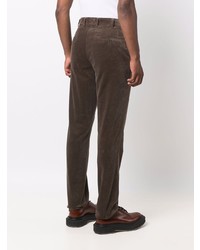 dunkelbraune Cord Chinohose von Aspesi