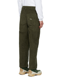 dunkelbraune Cord Chinohose von Dime