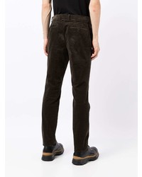 dunkelbraune Cord Chinohose von Man On The Boon.