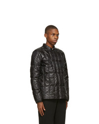 dunkelbraune Daunenjacke von Moncler Genius