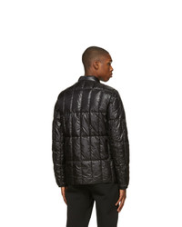 dunkelbraune Daunenjacke von Moncler Genius