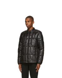 dunkelbraune Daunenjacke von Moncler Genius