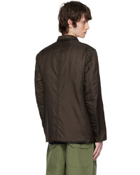 dunkelbraune Daunenjacke von Engineered Garments