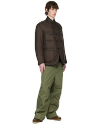 dunkelbraune Daunenjacke von Engineered Garments