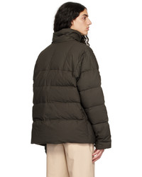 dunkelbraune Daunenjacke von Meta Campania Collective