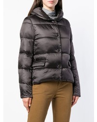 dunkelbraune Daunenjacke von Save The Duck