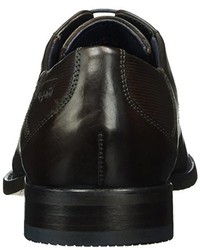 dunkelbraune Derby Schuhe von Bugatti