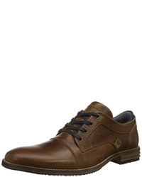 dunkelbraune Derby Schuhe von Bullboxer