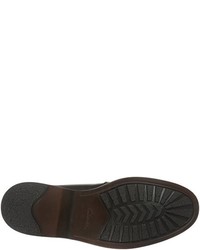 dunkelbraune Derby Schuhe von Clarks