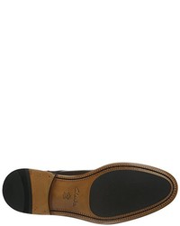 dunkelbraune Derby Schuhe von Clarks