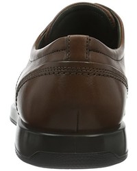 dunkelbraune Derby Schuhe von Ecco