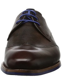 dunkelbraune Derby Schuhe von Floris van Bommel