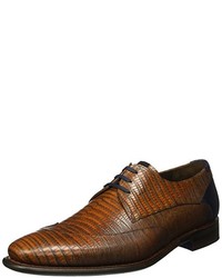 dunkelbraune Derby Schuhe von Floris van Bommel