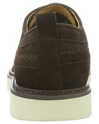 dunkelbraune Derby Schuhe von Gant