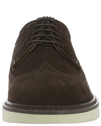 dunkelbraune Derby Schuhe von Gant