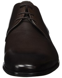 dunkelbraune Derby Schuhe von Hugo