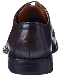 dunkelbraune Derby Schuhe von Lloyd