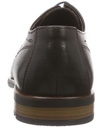 dunkelbraune Derby Schuhe von Lloyd