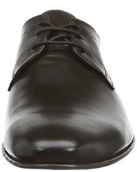 dunkelbraune Derby Schuhe von Manz