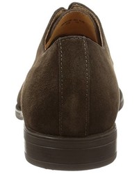 dunkelbraune Derby Schuhe von Pellet