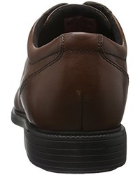 dunkelbraune Derby Schuhe von Rockport