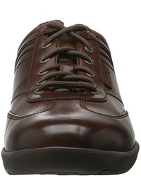 dunkelbraune Derby Schuhe von Rockport