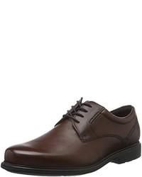 dunkelbraune Derby Schuhe von Rockport