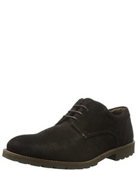 dunkelbraune Derby Schuhe von Rockport