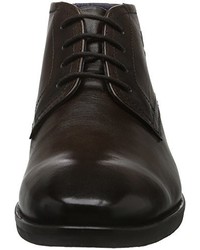 dunkelbraune Derby Schuhe von s.Oliver