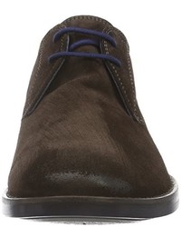 dunkelbraune Derby Schuhe von Sioux